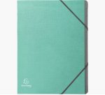 Trieur exacompta agrafe teksto polypropylene 3        rabats12 compartiments a4     assortiment