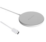 DLH DY-AU4725 chargeur d'appareils mobiles Smartphone Argent, Blanc USB Recharge sans fil Intérieure
