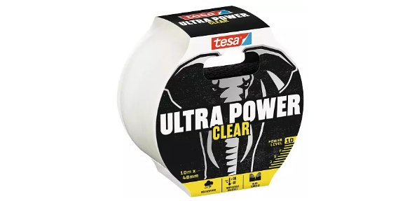 Ruban de réparation ULTRA POWER CLEAR, 48 mm x 10,0 m