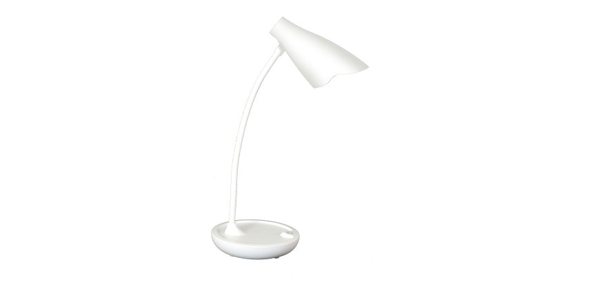 Lampe de bureau led Unilux ukky blanhe alimentation USB