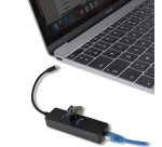 MCL Convertisseur USB Type-C RJ45 Gigabit Ethernet + hub 3 ports USB 3.0