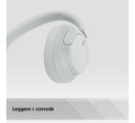 Sony WH-CH720N Cuffie Bluetooth wireless con cancellazione del rumore - Durata della batteria fino a 35 ore e ricarica rapida - Bianco