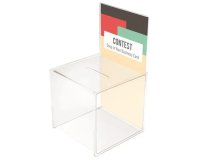 Urne promotionnelle, en acrylique, transparent