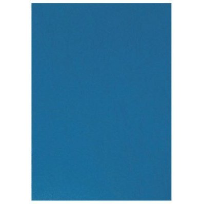 Couverture q-connect carton 250g grain cuir pour reliure format a4 coloris bleu paquet 100 unités