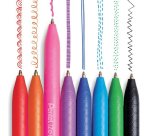 Stylo-bille pentel izee retractable ecriture moyenne  pointe 1mm encre faible       viscosite rechargeable orange