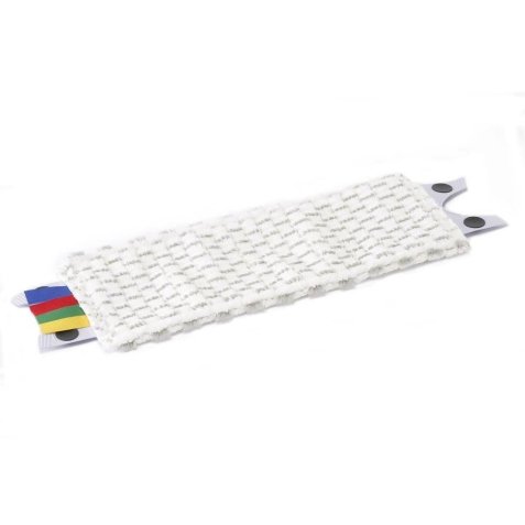 Frange bandes diagonales en microfibre en polyamide UltraSpeed Mini - Dim. L36 x H14 x P1 cm Blanc