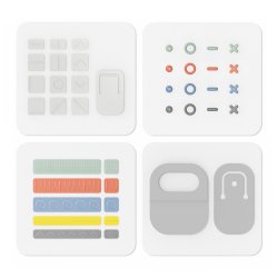 Microsoft Surface Adaptive Kit étiquette auto-collante Multicolore 33 pièce(s)