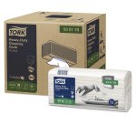 Essui main tork format non tisse 105 fts w4 blanc        35,5x41,5cm paquet de 4