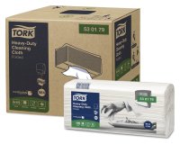 Essui main tork format non tisse 105 fts w4 blanc        35,5x41,5cm paquet de 4