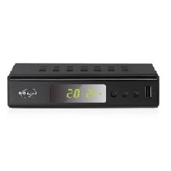 Digiquest Twin Tuner Small Edition Ethernet (RJ-45), Terrestre Full HD Nero