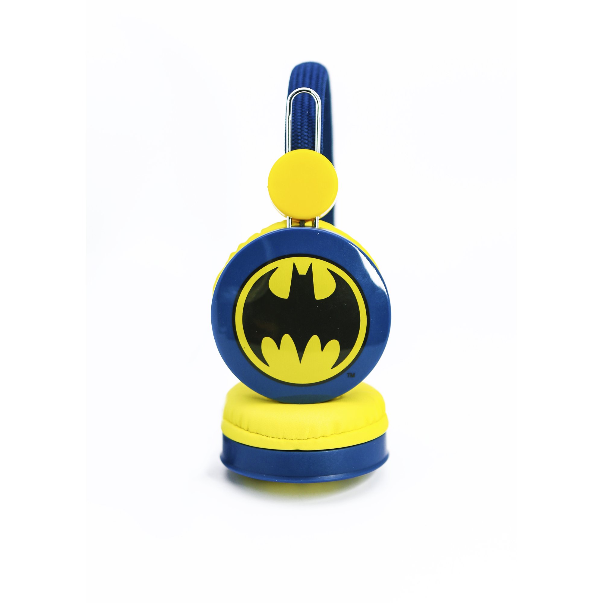 OTL Technologies DC Comics Batman Caped Crusader Cuffie Cablato A Padiglione MUSICA Blu
