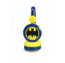 OTL Technologies DC Comics Batman Caped Crusader Cuffie Cablato A Padiglione MUSICA Blu
