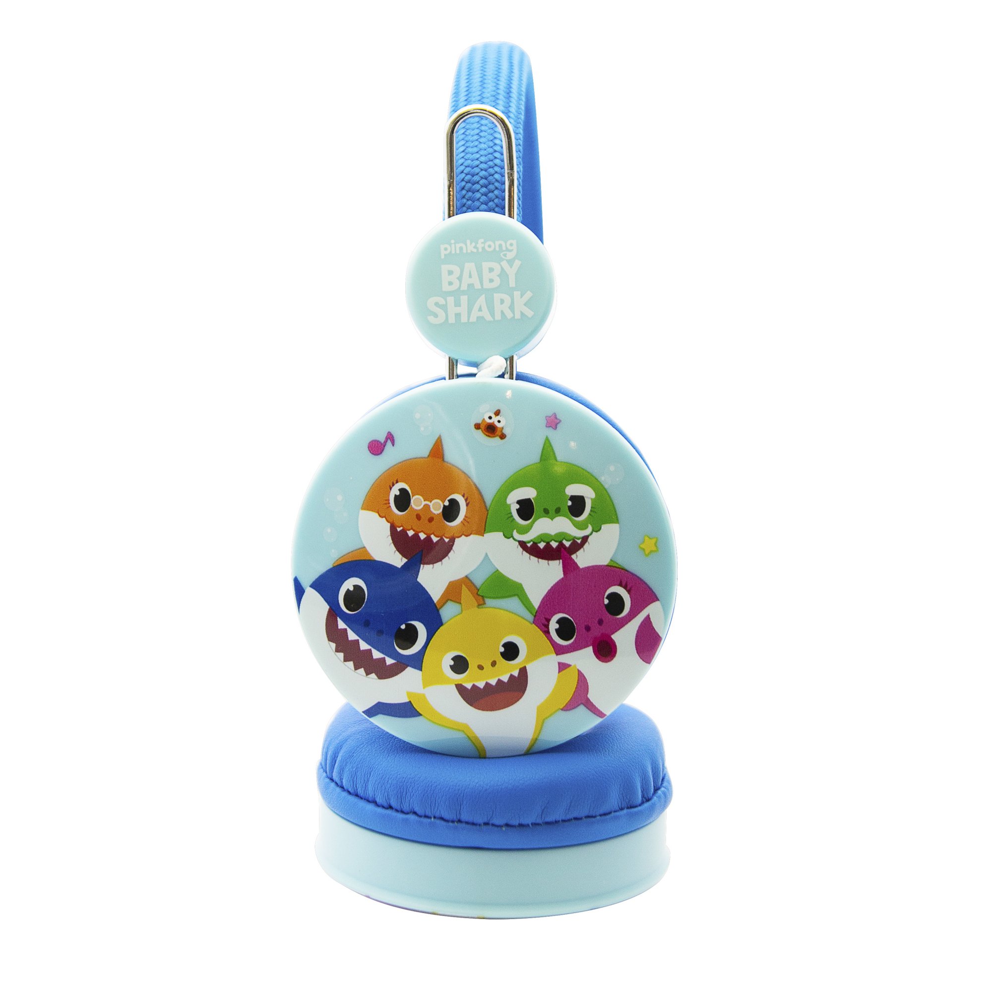 OTL Technologies Baby Shark Cuffie Cablato A Padiglione MUSICA Blu