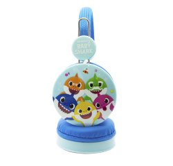 OTL Technologies Baby Shark Cuffie Cablato A Padiglione MUSICA Blu