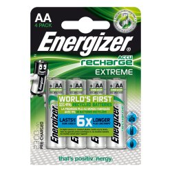 Pile Extreme Rechargeable AA LR6 2300 mAh, pack de 4 piles