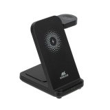 Rivacase VA4916 mobile device charger Smartwatch, Headset, Smartphone Black USB Wireless charging Indoor