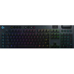 Logitech G G915 teclado Juego RF Wireless + Bluetooth Portugués Carbono