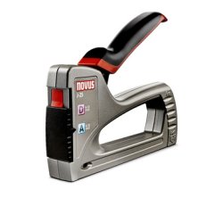 Agrafeuse murale cloueur j-25 novus professionnelle boitier zinc agrafes plates ou fines