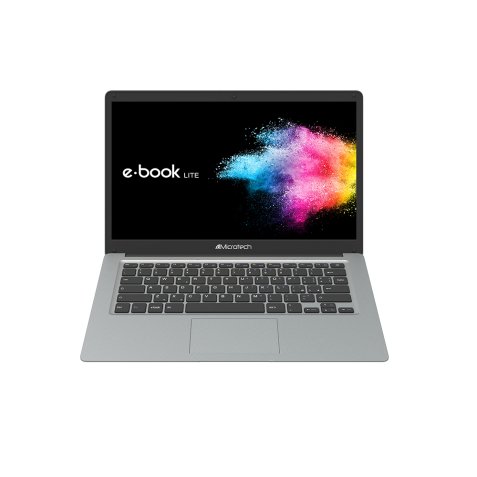 Microtech e-book Lite Intel® Celeron® N4020 Laptop 35.8 cm (14.1") Full HD 4 GB LPDDR4-SDRAM 304 GB SSD+eMMC Wi-Fi 5 (802.11ac) Windows 10 Education Grey