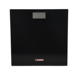 GIMA 27248 bilance pesapersone Quadrato Nero Bilancia pesapersone elettronica