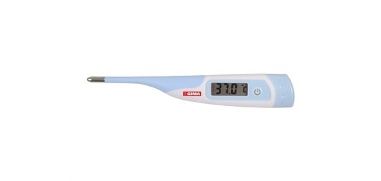 GIMA 25556 digital body thermometer Contact thermometer Blue, White Oral, Rectal, Underarm Buttons