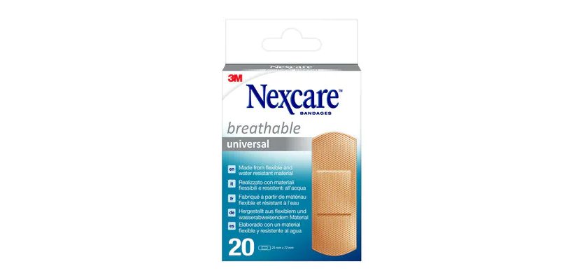 Nexcare 7100227224 fasciatura adesiva 2,5 x 7,2 cm 20 pz