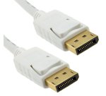 DLH DY-TU3571W câble DisplayPort 2 m Blanc
