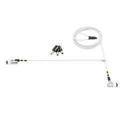 Mobilis 001331 cable antirrobo Blanco 1,8 m
