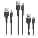 SBS Câble USB Kit de 3 câbles de charge et données - USB-USBC