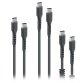 SBS Câble USB Kit de 3 câbles de charge et données - USBc-USBC