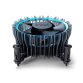 Intel Laminar RM1 Processeur Refroidisseur d'air Noir, Bleu