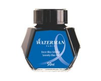 Encre waterman bleue flacon 50ml
