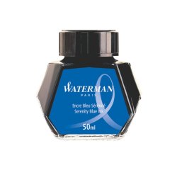 Encre waterman bleue flacon 50ml