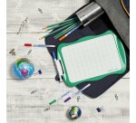 Ardoise bic velleda double face 21x31 1 feutre fin1721   bleu 1 effacette