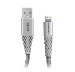 SBS Câble USB ultra résistant en fibre Usb-Lightning / 1.5m