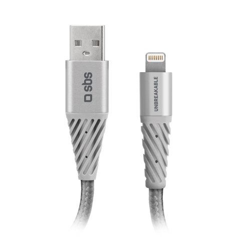 SBS Câble USB ultra résistant en fibre Usb-Lightning / 1.5m