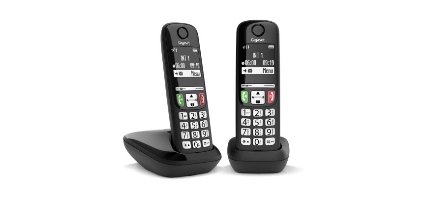 Gigaset E270 Duo Telefono DECT Identificatore di chiamata Nero