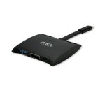 MCL MD1B99AUSB3C559 station d'accueil USB 3.2 Gen 1 (3.1 Gen 1) Type-A Noir