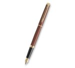Stylo-plume waterman hemisphere metallic capuchon  clip pointe fine coloris      rouge cuivre coffret cadeau