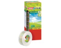 Film Ruban adhésif Eco & Clear pack éco, 19 mm x 33 m