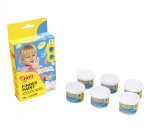 Gouache au doight jovi a base d'eau couleur pastel 6 pots   de 35 ml