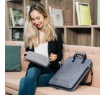 DICOTA Eco MOTION Polyester Gris Unisexe