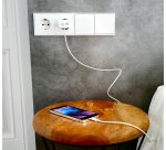 XtremeMac XWH-SPC-03 oplader voor mobiele apparatuur Smartphone, Tablet Wit AC Snel opladen Binnen