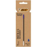 Recharge stylo-bille Bic Cristal Re'New bleu, Etui Carton de 3