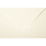 Paquet de 20 enveloppes 120g POLLEN 9x14cm. Coloris Ivoire