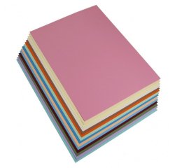 Maya paquet 25F 50x70cm 270g - Assortiment pastel