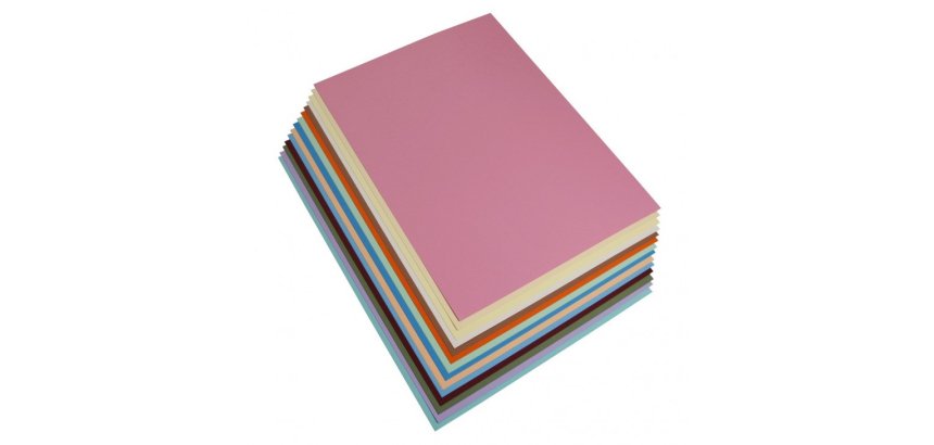 Maya paquet 25F 50x70cm 270g - Assortiment pastel