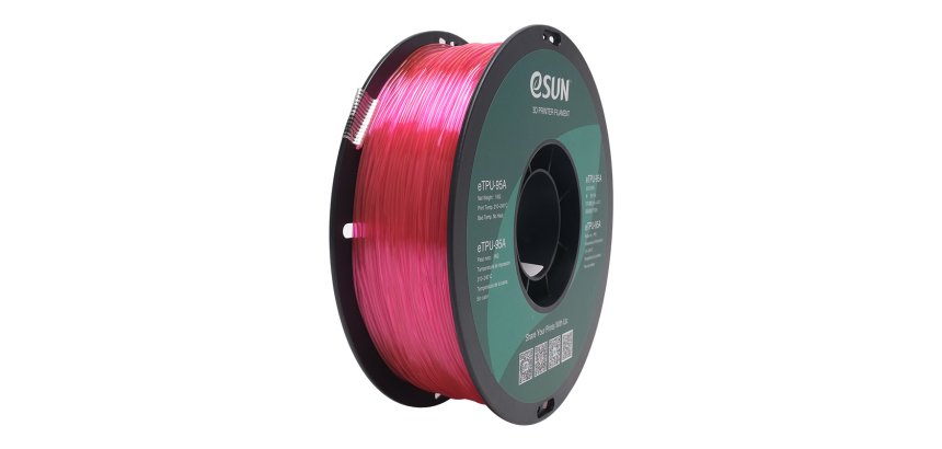 eSUN eTPU-95A Thermoplastisches Polyurethan (TPU) Rosa 1 kg