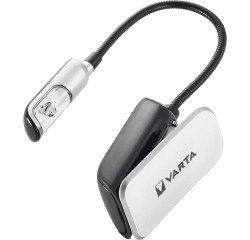 Varta 16618 Negro, Plata Linterna de clip LED