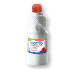 Gouache giotto flacon 500ml coloris blanc